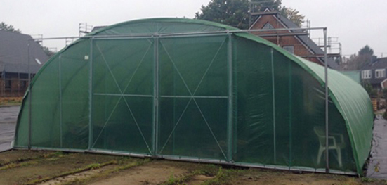 Mit grüner UV-Folie